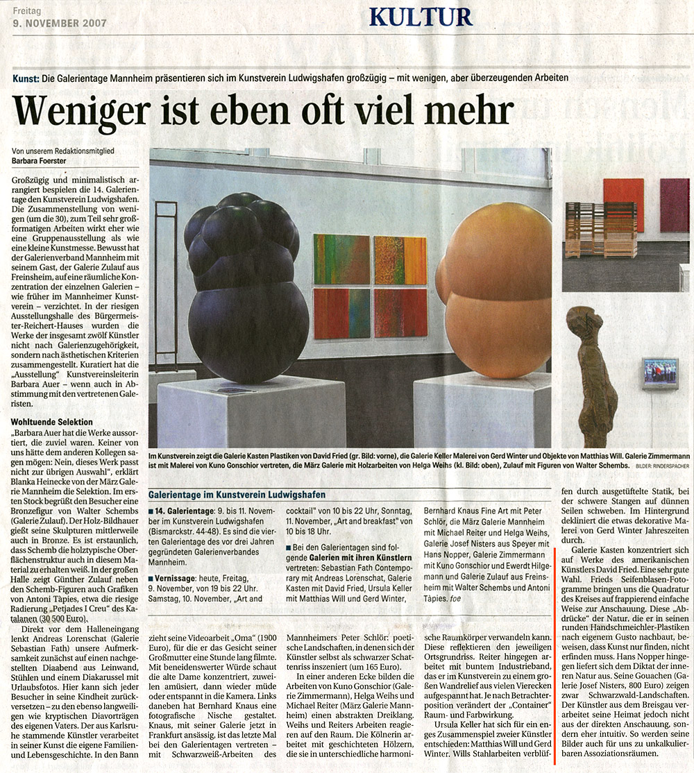 Mannheimer Morgen Kultur